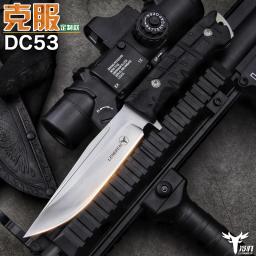 Lengren Alta Dureza Faca Tática, Fixo Camping Tool, Sobrevivência ao ar livre, Caça norte-americana, DC53 61HRC, G10 Handle - Image 1