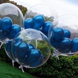 Balões infláveis do hélio transparente Bobo, Balão claro do PVC, festa de aniversário, decoração do casamento, brinquedo dos miúdos, 12, 20, 24, 36 polegadas - Image 6