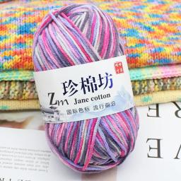 Fio De Leite De Tricô Duplo, Lã Quente Macia, Mão De Malha, Fantasia Colorida, Artesanato DIY, Suéter, Lenço, Chapéu, 50g por Pc - Image 2