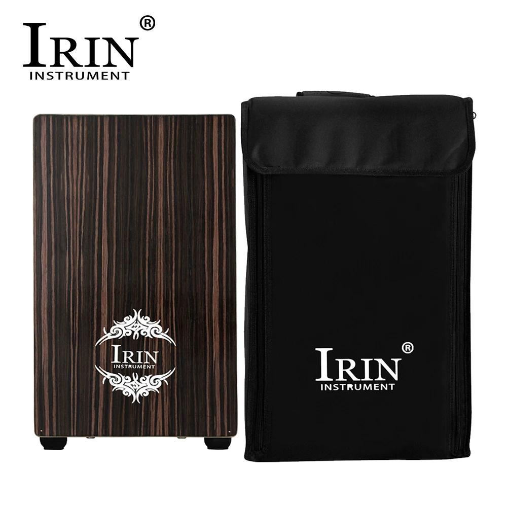IRIN-Tambor Cajon de Madeira para Crianças, Instrumento de Percussão, Caixa de Mão, Portátil, Música, Jogos de Festa, Carry Bag, 46,5x30x29 cm - Image 1