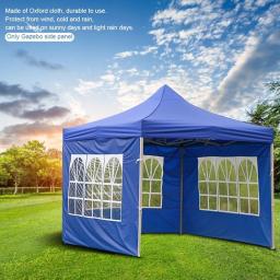 Uma parede de substituição de pano da barraca, impermeável Canopy, superfície impermeável, Gazebo Canopy, Top Cover, Garden Shade, Shelter Windbar - Image 4