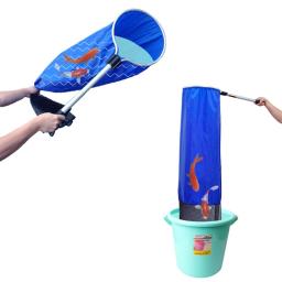 Rede japonesa de pouso de aquário, meias koi para pesca, cesta de malha macia para médio e grande porte de peixes, desembaraça - Image 2