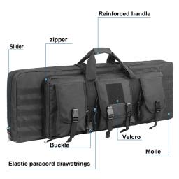 Saco Rifle portátil com estojo de arma dupla, mochila Airsoft, acessórios de tiro e caça, 32 pol, 38 cm, 81cm, 97cm - Image 2