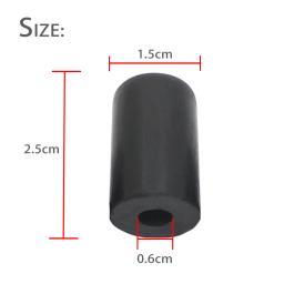 Material de borracha da substituição da parte do instrumento das cordas do violoncelo da esteira do antiderrapante da borracha do protetor da ponta de borracha quente 5 pces do tampão do endpin do violoncelo - Image 3