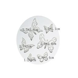 Molde de silicone em forma de borboleta para artesanato, forma de silicone em 3d para alívio de chocolate, confeitaria, bolo, cozinha, ferramentas de decoração, faça você mesmo - Image 6