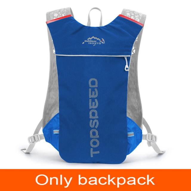 Mochila de Hidratação Ultra Leve para Corrida, Ciclismo e Trilhas com Frasco de 500ml