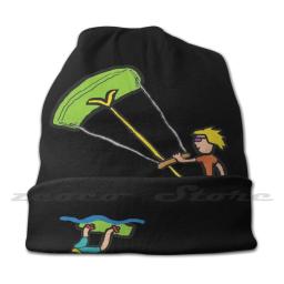 Kiteboarding malha chapéu elástico macio personalizado padrão presente boné kitesurf kiteboarding kite surf - Image 2