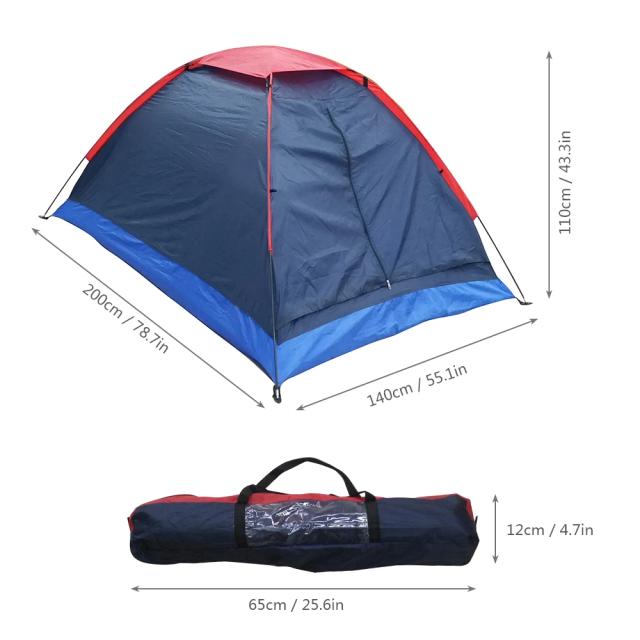Barraca de Acampamento Versátil para 1 a 2 Pessoas - Ideal para Praia, Caminhadas e Viagens