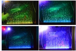 Controle remoto aquário tanque de peixes subaquática à prova dairágua airstone bolha ar led barra luz lâmpada multicolorido colorchanging fonte - Image 6