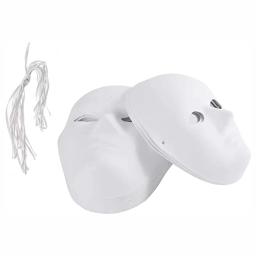 5 pacote de papel mache máscaras reutilizáveis aldult crianças criar artístico artesanato decoração da parede teatro festa de halloween cosplay masquerade - Image 6