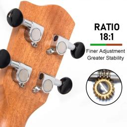 Cavalo soprano ukulele mogno 21 polegada ukelele para iniciante com saco de show sintonizador cinta string capo picaretas - Image 3