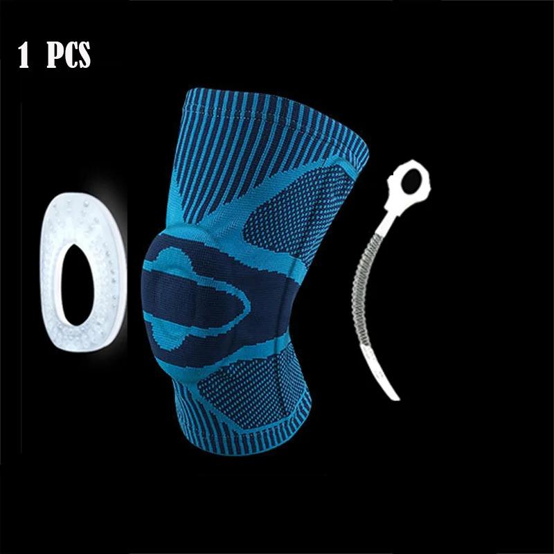 Joelheira acolchoada esportiva, suporte de joelheira para corrida, esportes, vôlei, basquete, proteção e segurança, joelheiras para ciclismo, 1 peça - Image 1