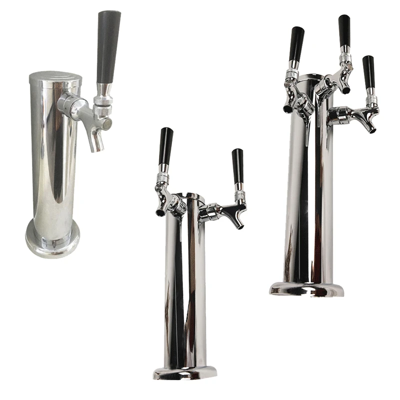 Torre de Cerveja Americana 12Vetap: Coluna de Vinho e Acessórios de Bar em Aço Inoxidável para Clube Caseiro de Cerveja