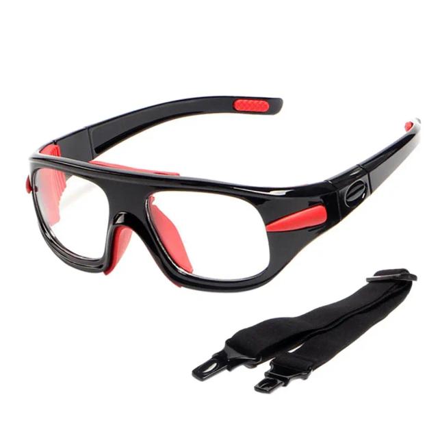 Óculos de Proteção Ocular para Esportes: Óculos de Segurança para Basquete e Futebol com Espelho Removível e Lentes para Miopia G99D