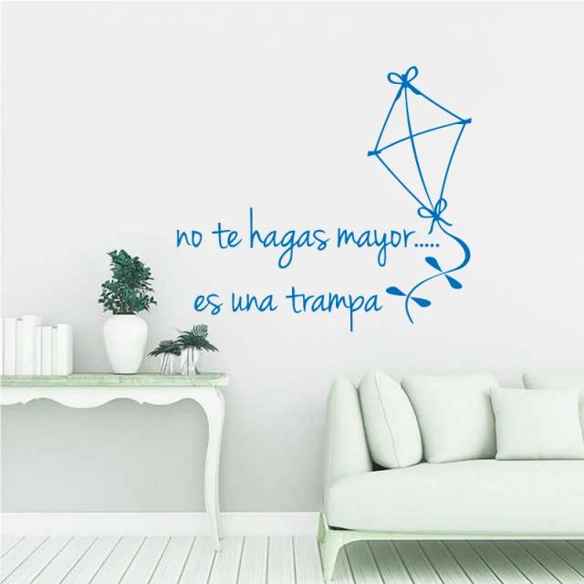 Adesivo de Parede Engraçado em Vinil com Design Único de Família de Pipa - Decalque Decorativo DZ-112