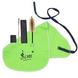 Slade saxofone kit de cuidados limpeza sax pano bocal escova acessórios clarinete sax instrumento vento ferramenta manutenção - Image 1
