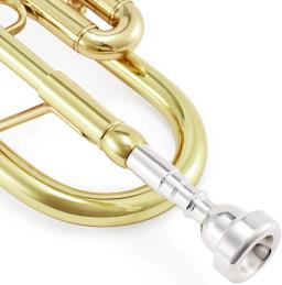 Aisiweier Gold Brass Trumpet Set, trompete Bb padrão, estojo rígido, luvas, 7 C bocal, apto para estudantes, ATR-380 - Image 4