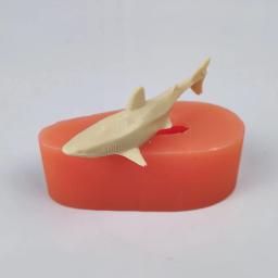 Molde tubarão forma molde de silicone marinha artesanal 3d vela molde diy sabão molde aroma gesso decorativo pingente molde decoração ferramentas - Image 2