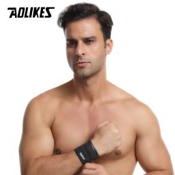 Aolikes-faixa de compressão para pulso, esportiva, suporte para pulso, faixa para fitness, levantamento de peso, basquete, tênis, alívio da dor no pulso - Image 2