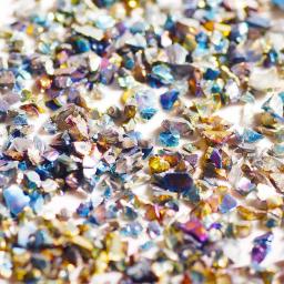 Flocos de pedra de ouro falso, vidro metálico com glitter, resina inclui enfeite para arte em resina, fornecimento de jóias 50g - Image 4