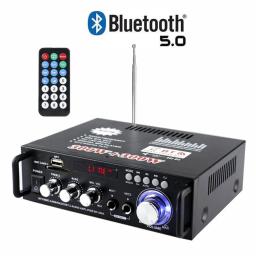 Amplificadores Doméstico Áudio, 600W, Compatível com Bluetooth, Subwoofer, Teatro, Sistema de Som, Mini Amplificador, Controlo RC Profissional - Image 5