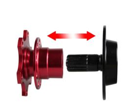Kit universal de liberação rápida para volante, adaptador de cubo de roda para cubo de volante de 6 furos - Image 3