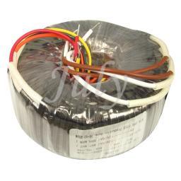 Transformador toroidal da potência do gado do anel 120-115 v do transformador 230 w 12v × 2 (5a 4-wire), fio esmaltado de cobre oxigênio-livre - Image 2