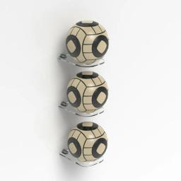 Suporte de exibição de futebol acrílico suporte de bola de montagem na parede de basquete detém para bolas de futebol de voleibol suporte de exibição - Image 1