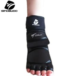 WT-Taekwondo PU couro pé guarda meia para adultos e crianças, Sparring Karate tornozelo protetor, equipamento de boxe, artes marciais meia, novo - Image 2