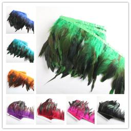 Enfeites de penas naturais para galinha, 13-18cm, decoração de festas, faça você mesmo, artesanato, penas - Image 1