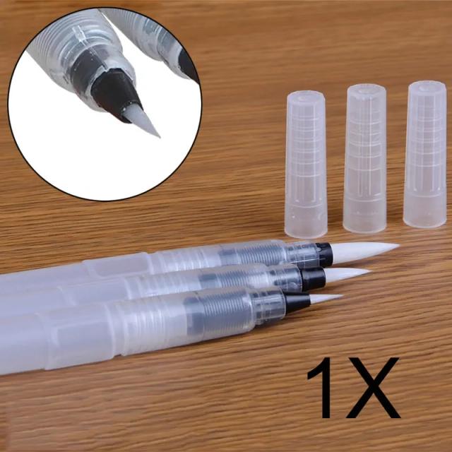 Caneta recarregável colorida com pincel de água para pintura e caligrafia, ideal para ilustração e uso em escritório e papelaria, pacote com 88 peças