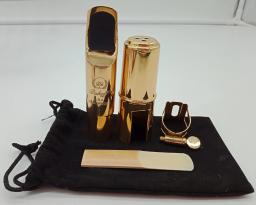 Amplificador de boquilha profissional, kit de acessórios para saxofone d6 d7 d8, peças de boca banhadas a ouro, soprano alto - Image 2