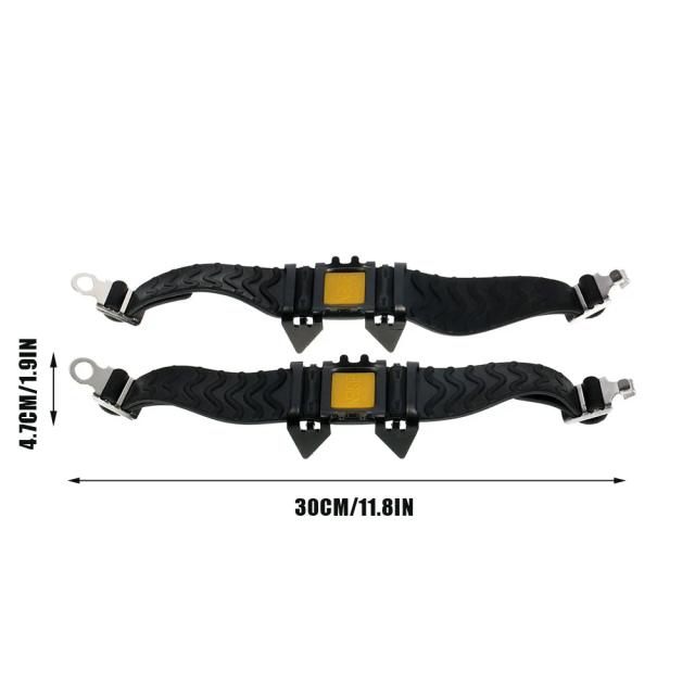 Sapatos de Escalada para Montanha com Crampon Antiderrapante, Ideais para Caminhadas em Gelo e Esqui no Inverno