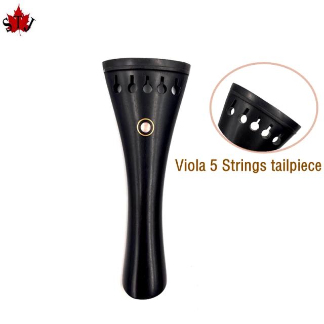 Alta Qualidade: 5 Cordas para Viola com Tailpiece em Ébano Indiano e Incrustação Paris Olho - Acessórios para Viola