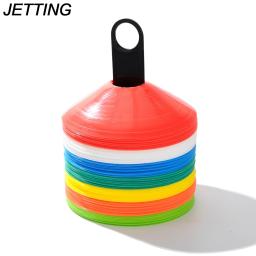 10 pces 19cm futebol treinamento esportes pires cones marcador discos futebol entretenimento esportes acessórios - Image 1