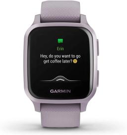 Relógio inteligente garmin prateado, relógio inteligente esportivo à prova d'água com gps, monitoramento de frequência cardíaca, pista de velocidade para corrida e maratona - Image 4