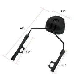Comtac fone de ouvido capacete suporte arco ferroviário adaptador para airsoft militar tiro redução ruído comtac i ii iii fone tático - Image 5