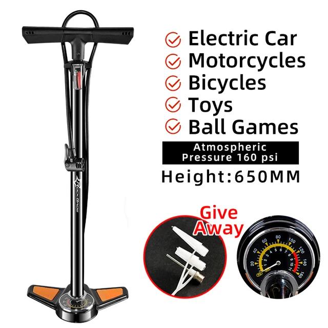 Bomba de Piso Rockbros Alta Pressão para Ciclismo e MTB - Ideal para Bicicletas de Estrada e Pneus de Pé