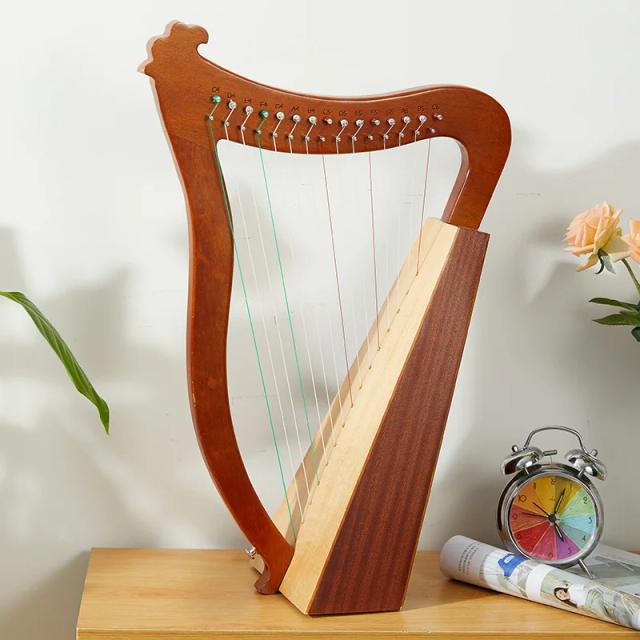 Lyre de 19 Cordas: Harpa Ideal para Iniciantes e Profissionais