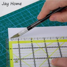 Régua de retalhos acolchoados de 15cm, régua de corte de tecido, réguas de costura acrílica, artesanato de tricô diy, acessórios de costura de alfaiate - Image 3