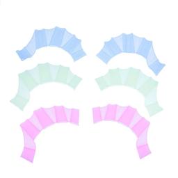 1 par de silicone natação nadadeiras mão nadar treinamento dedo luvas barbatanas webbed paddle - Image 2