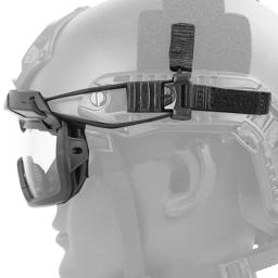 Capacete tático óculos de segurança airsoft paintball óculos à prova vento anti nevoeiro cs wargame proteção se encaixa capacete tático - Image 6