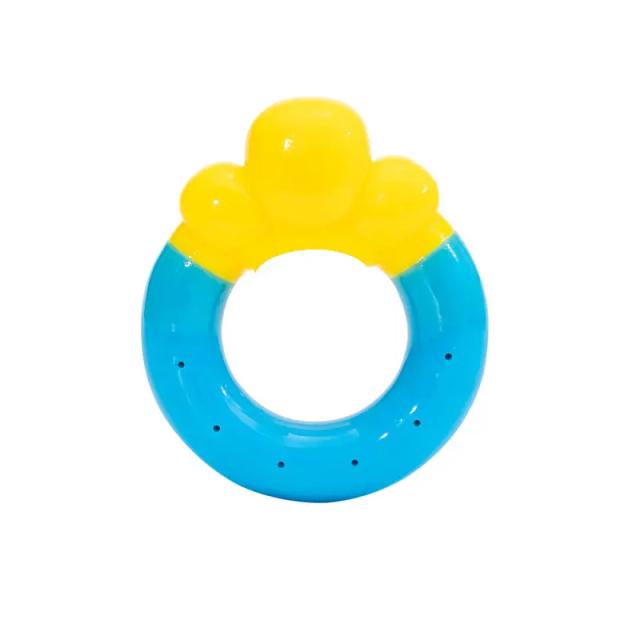 Brinquedo para Cães: Brinquedo de TPR com Compartimento para Sorvete Congelado, Ideal para Cães Pequenos e Atividades ao Ar Livre