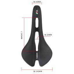 Sela de assento de bicicleta à prova de choque para homens e mulheres, acolchoada, engrenagem fixa, ciclismo de estrada, oco - Image 6