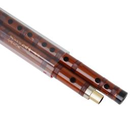 Chave de flauta amargo bambu dizi tradicional chinês, instrumento de madeira artesanal com bolsa de armazenamento com nó chinês - Image 4
