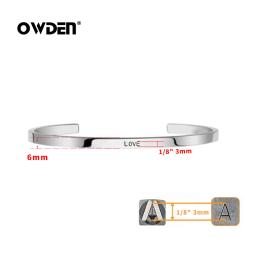 OWDEN 36 peças 3mm conjunto de carimbo de metal de aço número e ferramentas de perfuração de letras ferramenta de estampagem de joias manuais conjunto de perfurador de letras - Image 5