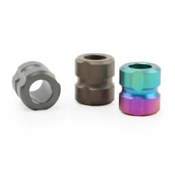 Titanium Alloy Knife Beads Corda de guarda-chuva colorida Moda DIY, Paracord Bead, Forma do parafuso, Cool Decorativo, Chaveiro Acessórios - Image 5