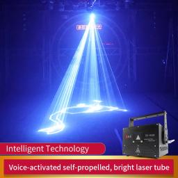 Laser de animação colorida rgb de 3w, sistema de exibição de luz para palco, projetor de discoteca, festa, palco, feriado e outros eventos - Image 4
