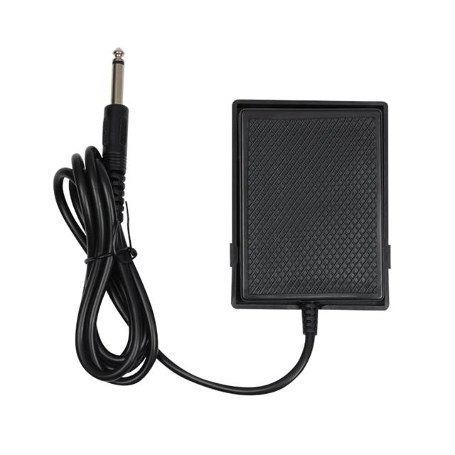 Pedal Universal Sustentável para Teclados e Pianos Digitais - Amortecedor de Pés com Plugue 6.35mm para Órgãos Eletrônicos e Teclados MIDI