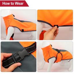 Casaco de inverno para cachorros, roupa à prova d'água para cães, colete quente e vestuário para cães pequenos e grandes perros - Image 5